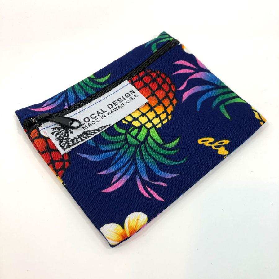 ハワイアン雑貨 ハワイアンファブリック ハワイアンポーチ コスメポーチ Local Design ローカルデザイン 【コインパース09】ハワイ