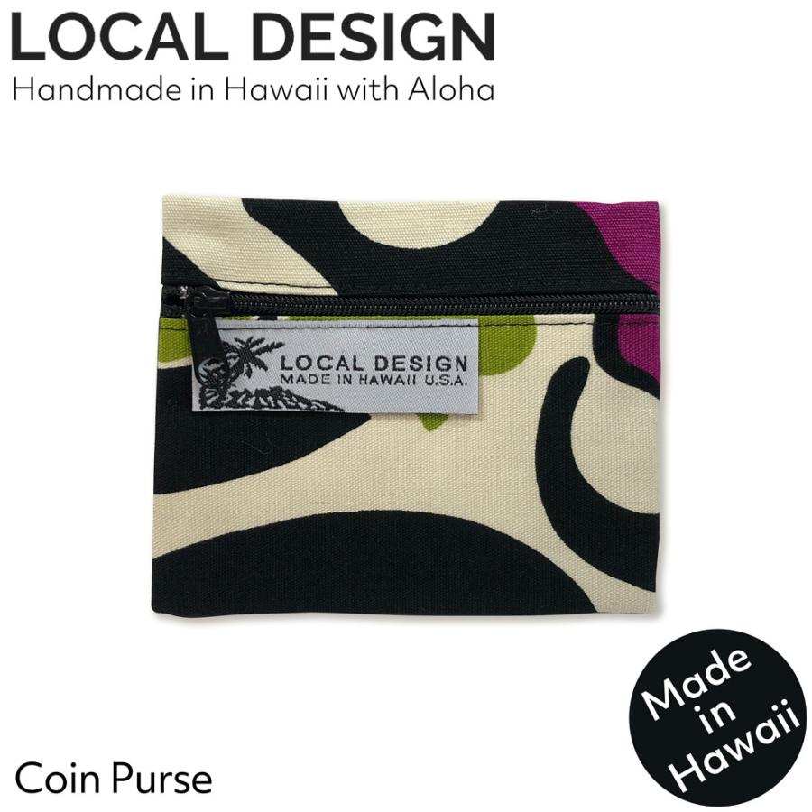 ハワイアン雑貨 ハワイアンファブリック ハワイアンポーチ コスメポーチ Local Design ローカルデザイン 【コインパース14】ハワイ