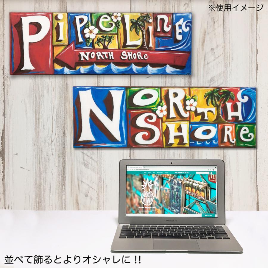 ハワイアンアート サーフアート ハワイアンインテリア【Pipeline/パイプライン】 メイドインハワイ ジクレーアート キャンバスプリント ハワイ直輸入_5