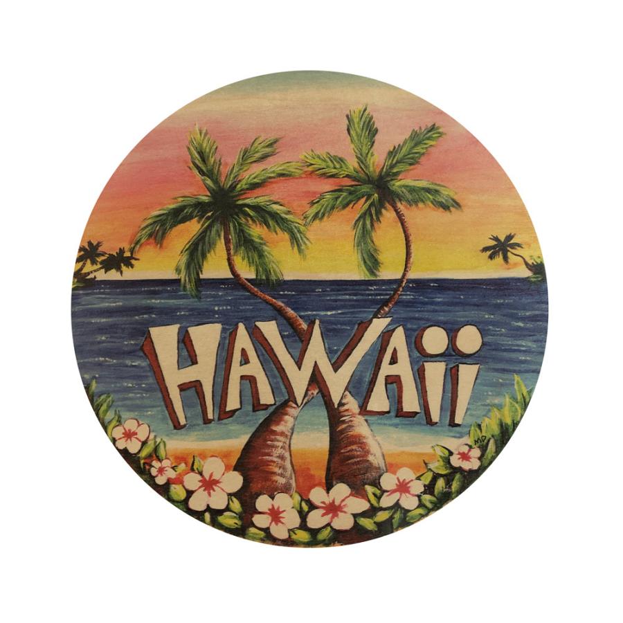 ウッドサイン 丸型 Hawaii ハワイ サーフアート ハワイアンインテリア 壁掛け ハワイアン雑貨 夏 ビーチ 海 ハワイ直輸入 部屋の飾り 玄関 エントランス Michelledennisonwoodsigncircle Hawaii ハワイ雑貨直輸入ハッピーハワイ 通販 Yahoo ショッピング