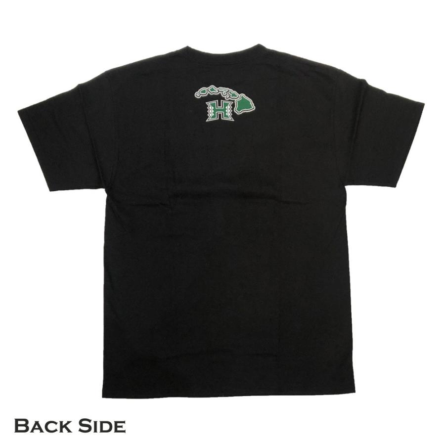 ハワイ大学オフィシャルグッズ【Tシャツ01ブラック】UH HAWAII ハワイ