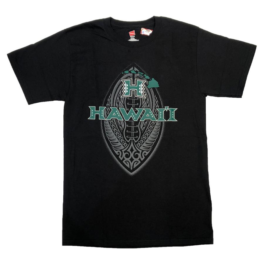 ハワイ大学オフィシャルグッズ【Tシャツ02ブラック】UH HAWAII ハワイ
