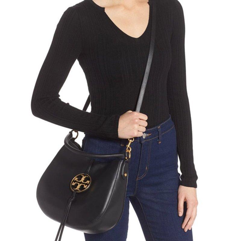 トリーバーチ バッグ 2WAYバッグ Tory Burch ミラー メタルロゴ ミニ ホーボー Mini Miller Leather Hobo Bag ショルダーバッグ ハンドバッグ 母の日 ギフト｜happyheart｜12