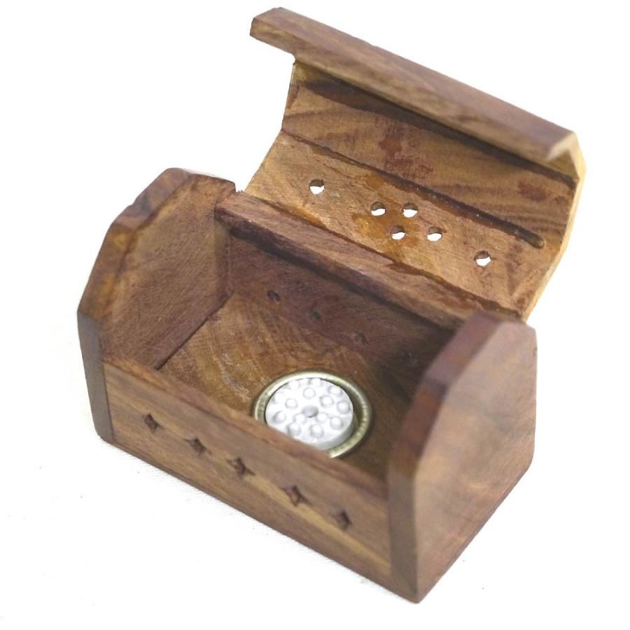 タイムセール シーシャムウッドのコーン香用ボックスタイプお香たて Salenew