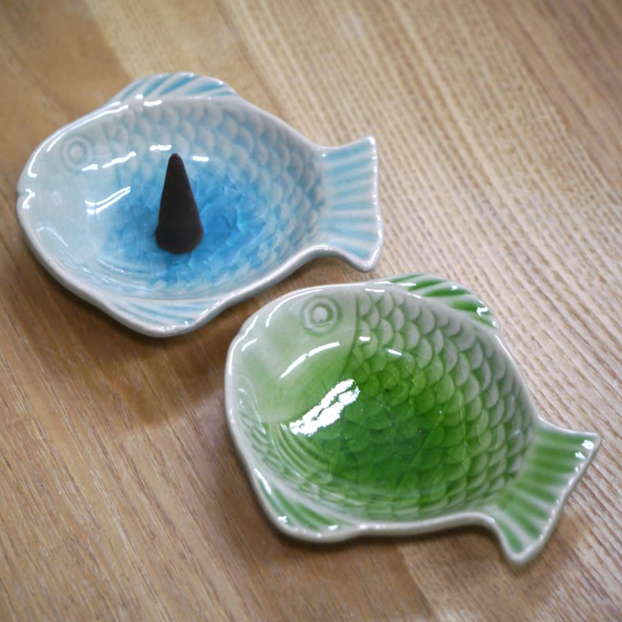 タイ陶磁器セラドン 魚型香皿 : HAPPYHOUR - 通販 - Yahoo!ショッピング