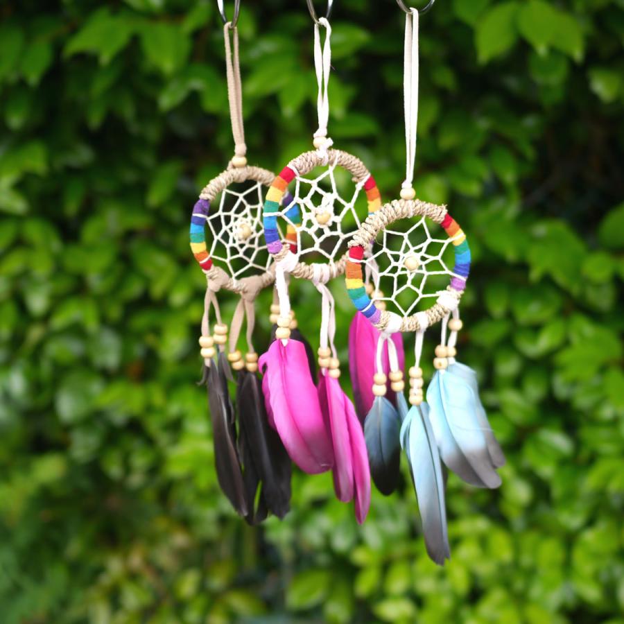 ネイティブインディアンに伝わる魔除けのお守り ドリームキャッチャー