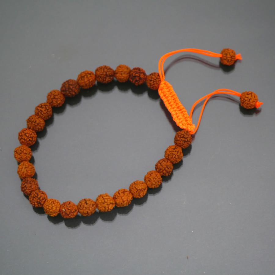 インドのお守り菩提樹の実ブレス ルドラクシャブレス : HAPPYHOUR