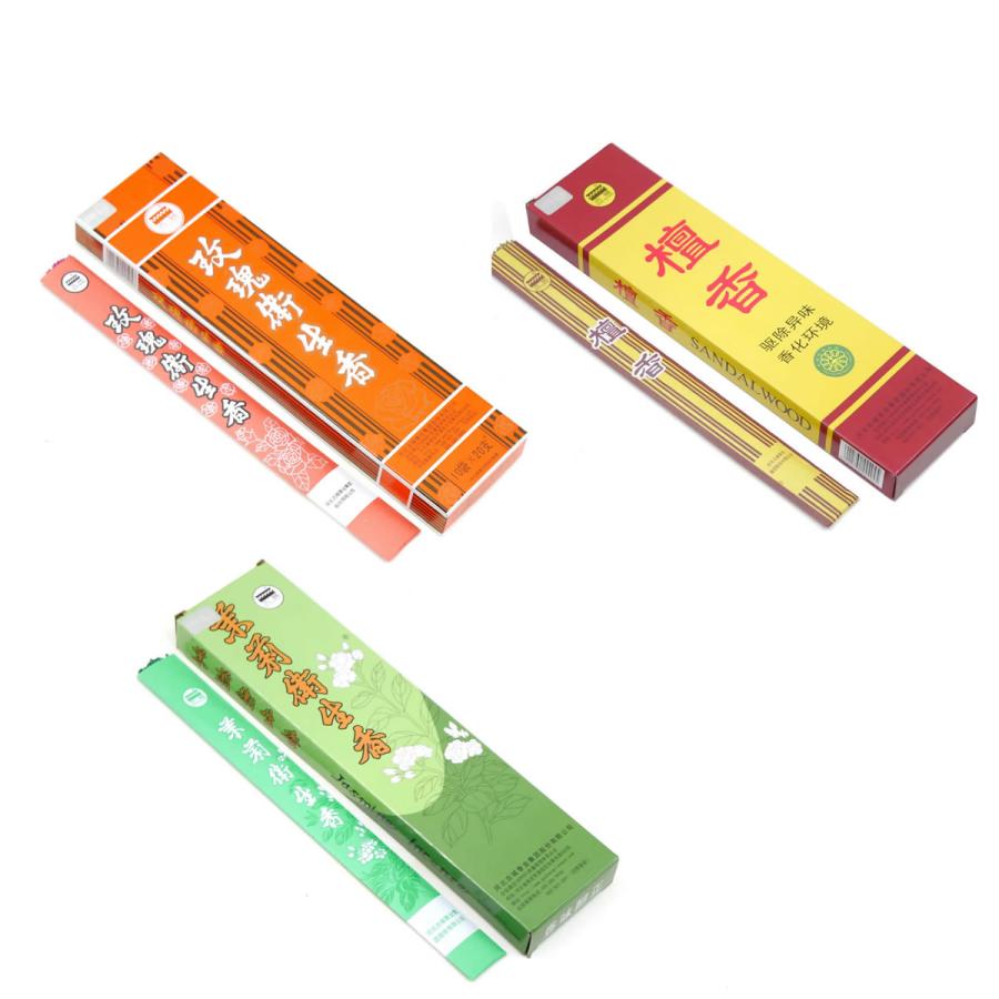 極細線香 1袋20本入り 河北古城香業集団 檀香 茉莉衛生香 玖瑰衛生香