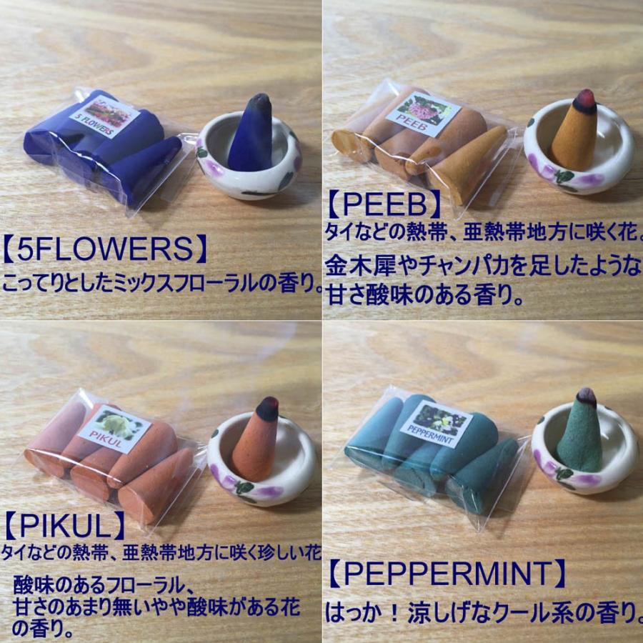 ネコポス選択で送料無料 タイのお香 30種類のコーン香ミニパック 各5個