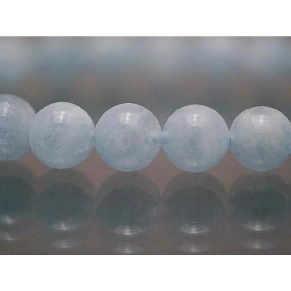 アクアマリンAAAミルキーカラー 8mm ブレスレット 天然石 