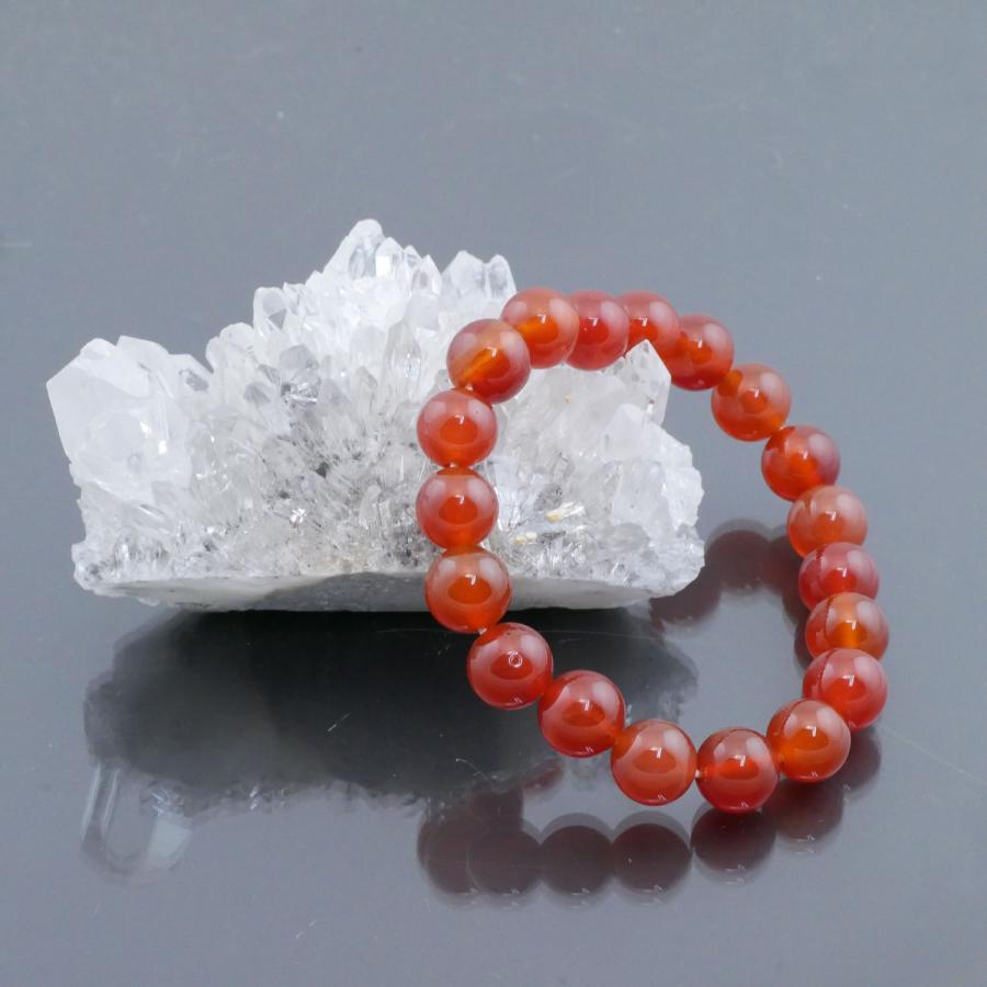 オレンジカーネリアンAAA 10mm ブレスレット 天然石・パワーストーン