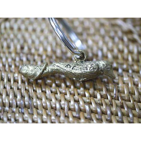 巨大なペニスと鳥の真鍮製キーホルダー タイのお守り エスニック