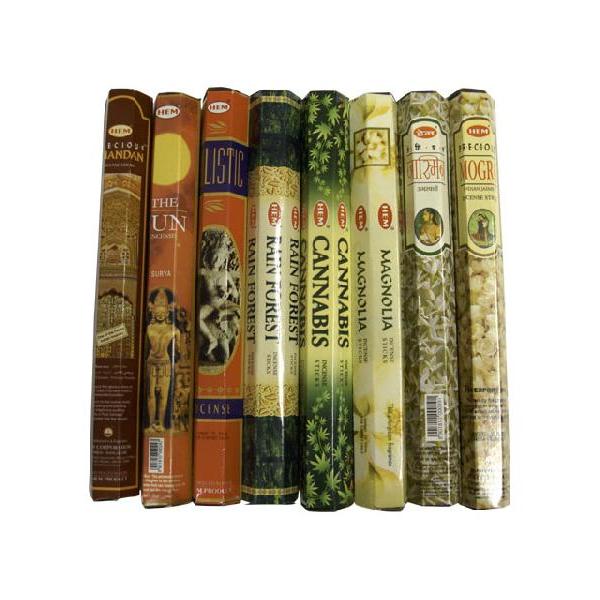 HEM お香セット ヘキサボックス30箱 30種類 ＆ボックス型お香付き