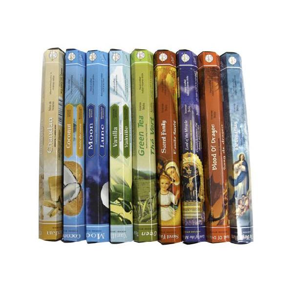 HEM お香セット ヘキサボックス30箱 30種類 ＆ボックス型お香付き