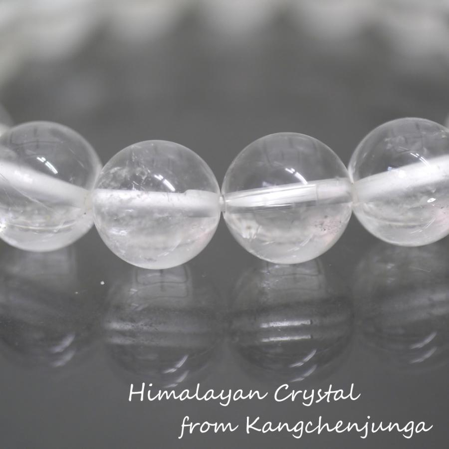 ヒマラヤ水晶 カンチェンジュンガ産 Kangchenjunga AAA 12mm ブレスレット 天然石・パワーストーン クリスタル 浄化 万能 健康 癒し 安全 厄除け_1