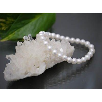 淡水パール 真珠 上質 7mm ブレスレット 天然石・パワーストーン・ナチュラル パワー 夢 目標 |  | 01