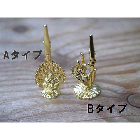台湾で買ってきたクリップ香たて 蓮花佛手臥香座 ずっしりと重い金属製