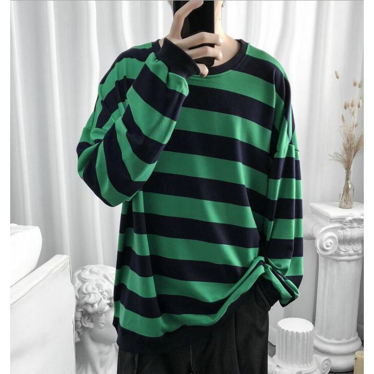 トレーナー メンズ 長袖トレーナー ボーダートレーナー プルオーバー 普段着 メンズファッション ゆるトップス クルーネック ルーズ ゆったり Happy 7091 Energetic Shop誠 通販 Yahoo ショッピング