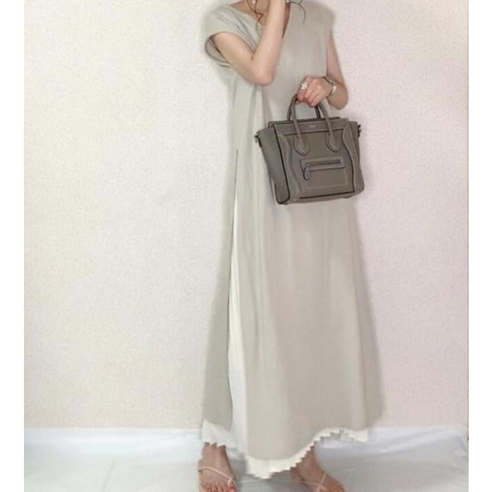 ワンピース レディース マキシワンピース 可愛い きれいめ 上品 ゆったり 半袖ワンピース ロングワンピース ベージュ ホワイト フリーサイズ 30代40代50代 Remai Energetic Shop誠 通販 Yahoo ショッピング