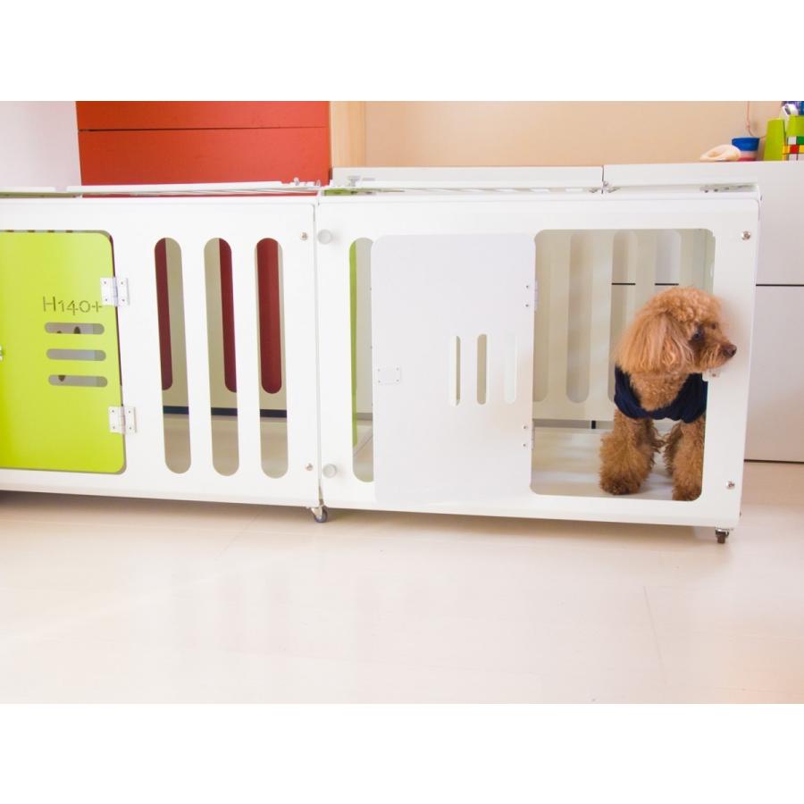 Hシリーズ H140plus 小型犬 開閉天板モデル 本体 キャスター 開閉天板 仕切り 多頭飼 連結 アルミ 2階建 おしゃれ 高級 ケージ ゲージ ペットサークル H140plus Tgkh Skr Happyinuself Yahoostore店 通販 Yahoo ショッピング
