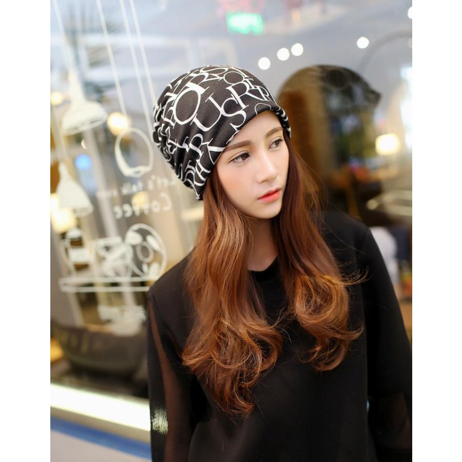 レディース 秋春 お家帽子 ニット帽 ワッチキャップ 上品 英字柄 薄手 ゆったり 一枚三役 防風 髪型維持 通勤 スカーフ Facapln0300 ハッピー ライフ ヤフー店 通販 Yahoo ショッピング