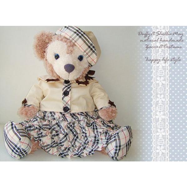ダッフィーシェリーメイコスチューム Sサイズ43cm チェック女の子上品なおでかけ服 1 洋服 ハンドメイド定番 1 Girl ハッピーライフスタイル Nuinui 通販 Yahoo ショッピング