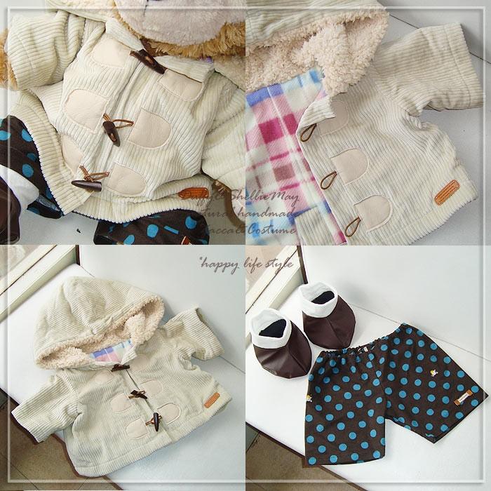 【新品.お顔厳選】♡ディズニー♡ダッフィー &メイちゃんヌイバ　ダッフルコート♡ 2025年最新】ダッフィー ダッフルコートの人気アイテム - メルカリ
