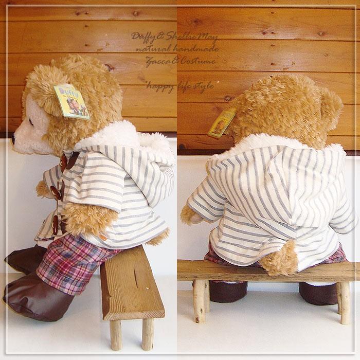 ダッフィーシェリーメイコスチューム・Mサイズduffy ボーダーダッフル