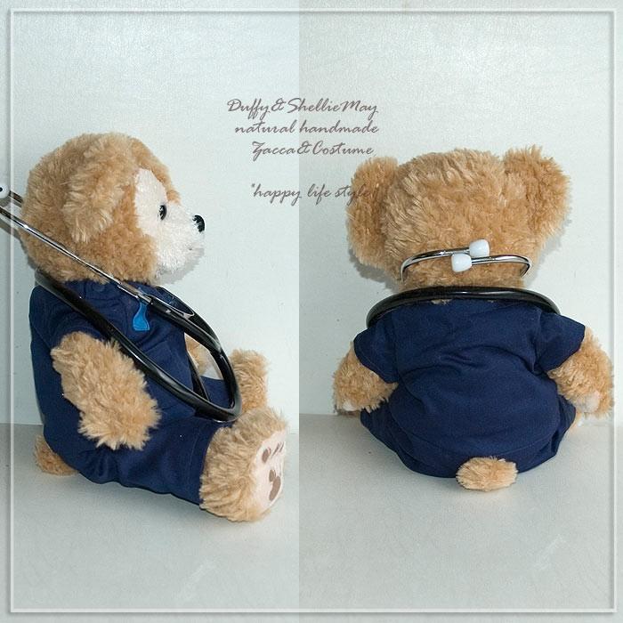 ダッフィーシェリーメイ 希少なssサイズ用 本格的 救命救急ドクター スクラブコスチューム ブルー Doctor Blue Ss ハンドメイド 術着 洋服キャラクター Doctor Blue Ss ハッピーライフスタイル Nuinui 通販 Yahoo ショッピング