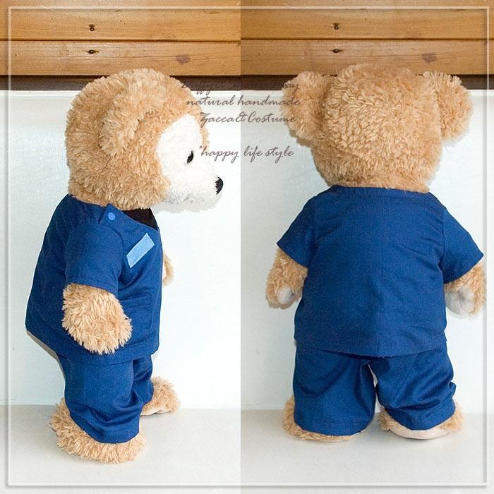 名入れ刺繍ｏｋ ダッフィー シェリーメイ Sサイズ43cm 本格的 救命救急ドクター スクラブコスチューム 青 術着 Doctor ｂｌｕｅ ハンドメイド Doctor Blue ハッピーライフスタイル Nuinui 通販 Yahoo ショッピング