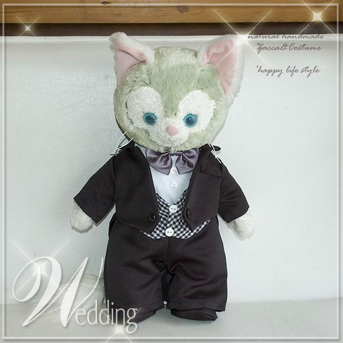 ウエルカムベアに 待望のジェラトーニサイズタキシード F1 Taki Gela ぬいぐるみ別売 洋服 手作り F1 Taki Gela ハッピーライフスタイル Nuinui 通販 Yahoo ショッピング