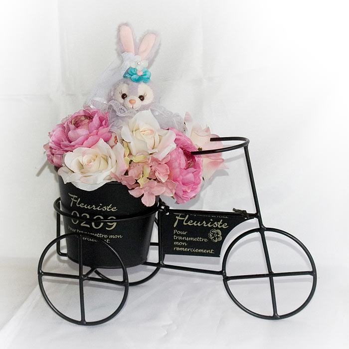 日本全国送料無料 ウエディングの贈り物に 電報 結婚式 誕生日 お祝い 自転車ブーケ ステラルー Gift 129 格安 Esiba Tg