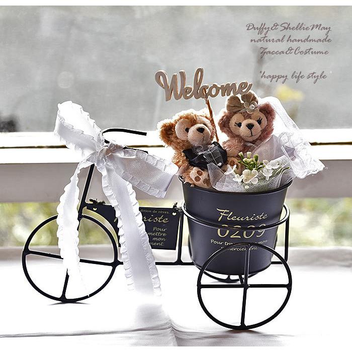 結婚祝い】【プロポーズ】【記念日】ダッフィーシェリーメイ 自転車