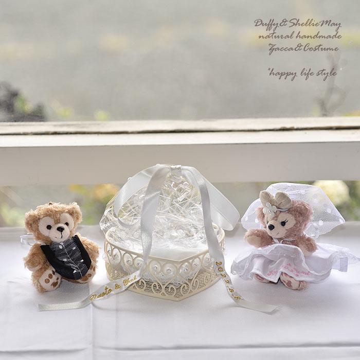 結婚祝い プロポーズ 記念日 ダッフィーシェリーメイ ウエディングペア 