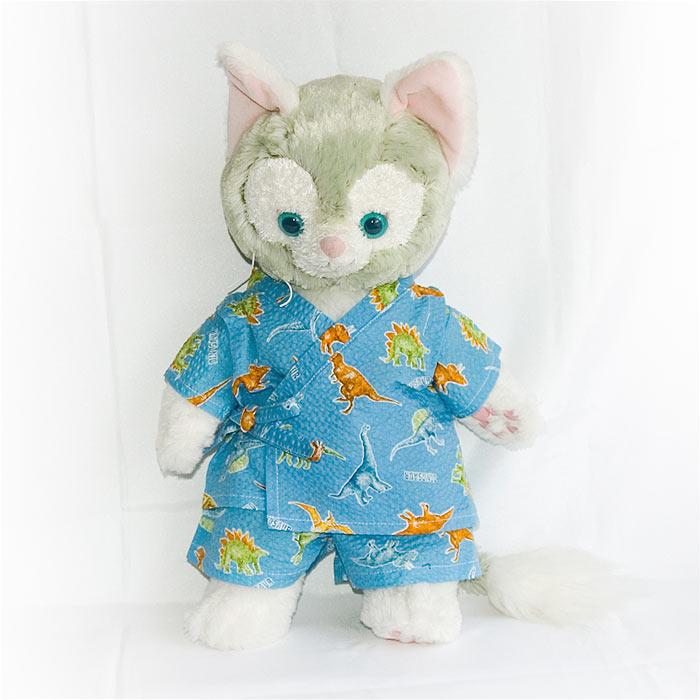 ジェラトーニ恐竜柄甚平（青）・jinbei-4-gela : ハッピーライフ