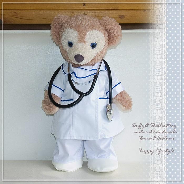 名入れ刺繍ｏｋ ダッフィーシェリーメイ Sサイズ43cm 本格的 聴診器付き 選べるボトムスナースコスチューム Nurse Blueline ハンドメイド 洋服キャラクター Nurse Blueline ハッピーライフスタイル Nuinui 通販 Yahoo ショッピング
