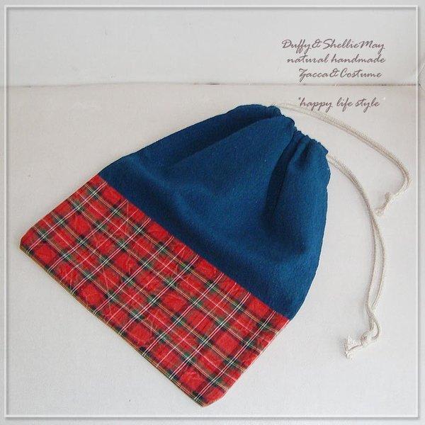 ゆうパケットOK！】入園・入学準備に！ハンドメイドの巾着袋