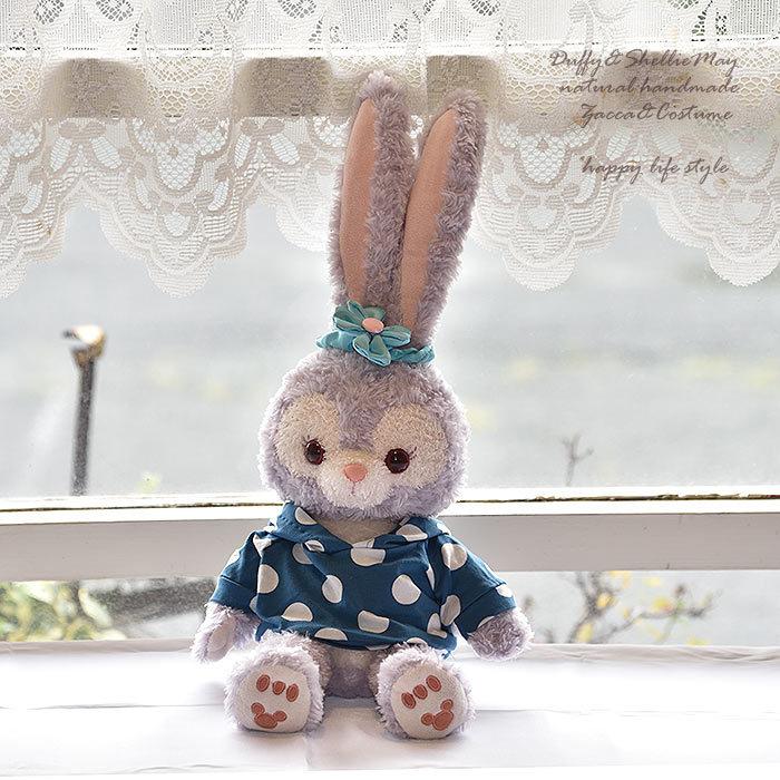 ステラ・ルー　お洋服 Disney（ディズニー） ステラルーコスチューム 水玉パーカ−(ブルー