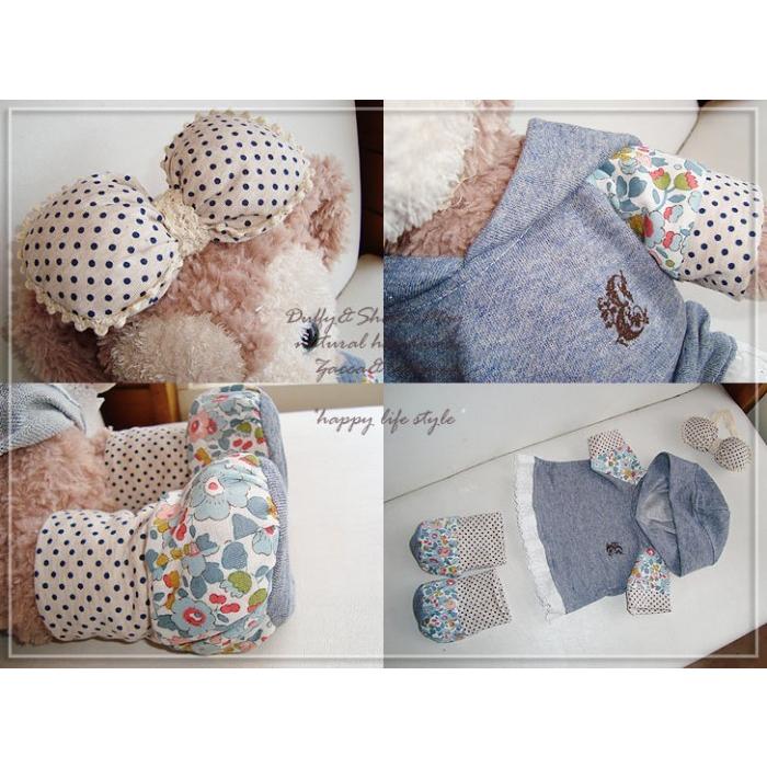 ゆうパケットｏｋ ワンピ新作ダッフィー シェリーメイコスチューム Sサイズ43cm レッグウォーマー付きワンピース ブルー系 Wp 洋服 Wp ハッピーライフスタイル Nuinui 通販 Yahoo ショッピング