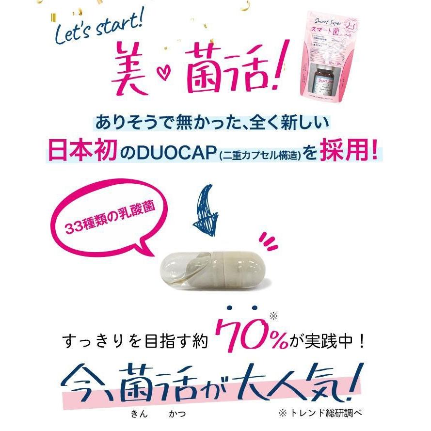 送料無料】スベルティ スマート菌スーパー 30粒入 【ポイント10倍