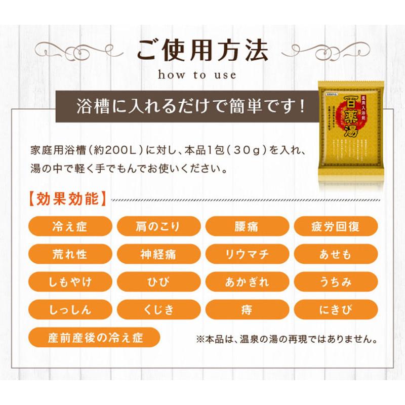送料無料】薬用入浴剤 百薬湯（ひゃくやくとう）30g×10包入×2箱セット