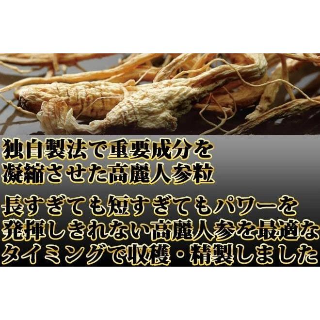 高麗人参　30粒✖️3袋セット J's Kami高麗30カプセル（265mg×30）高濃度 高麗人参エキス粉末