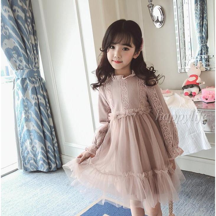 女の子ワンピース ベビー 赤ちゃん子どもドレス 長袖 チュールスカート ピアノ 発表会 子供服 卒園式 ふわふわ 結婚式 七五三 可愛い Fhy 287 Happy Life ストア 通販 Yahoo ショッピング