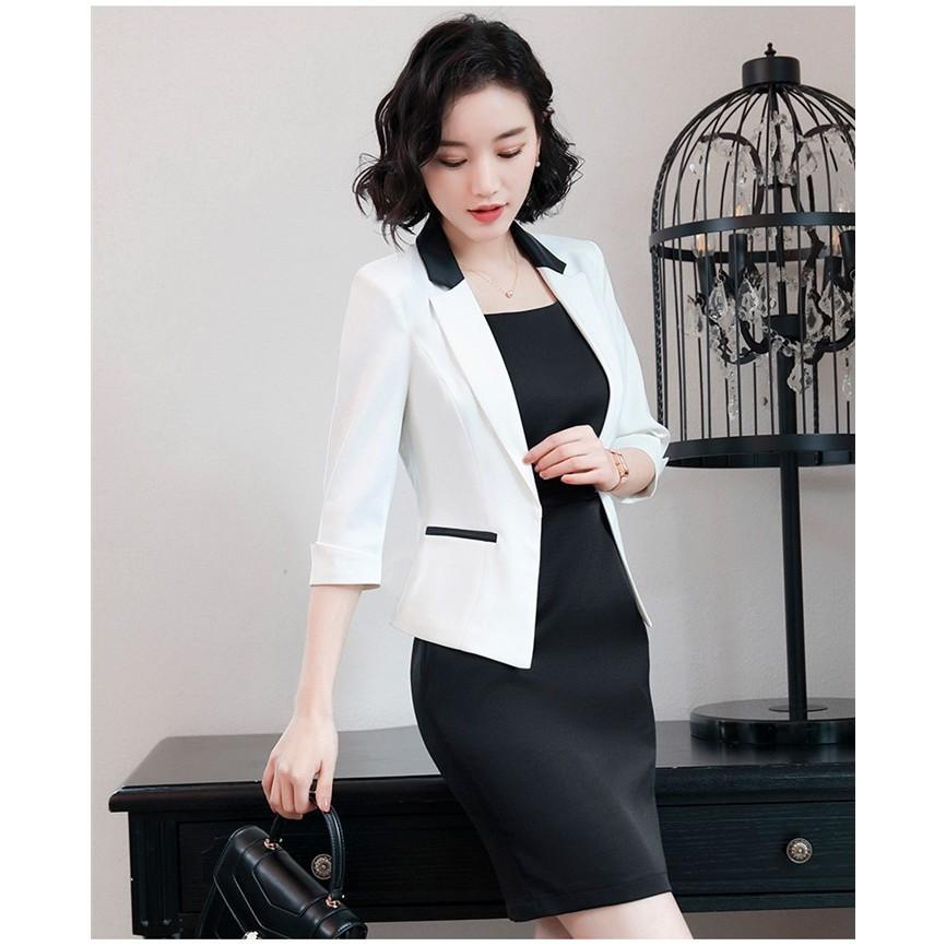 レディーススーツセット 夏用 半袖 女性 Ol通勤 ビジネス アウター ワンピース オフィス フォーマル 2点セットアップ Lサイズ 大きサイズ 新作 Mx 123 Happy Life ストア 通販 Yahoo ショッピング