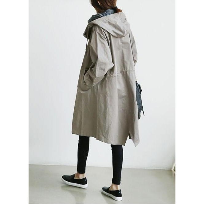 トレンチコート 春秋 レディース 春秋アウター ロング丈 上着 スプリングコート フード付き ジャケット 春秋コート 通勤 カジュアル 春秋服 Mx 394 Happy Life ストア 通販 Yahoo ショッピング