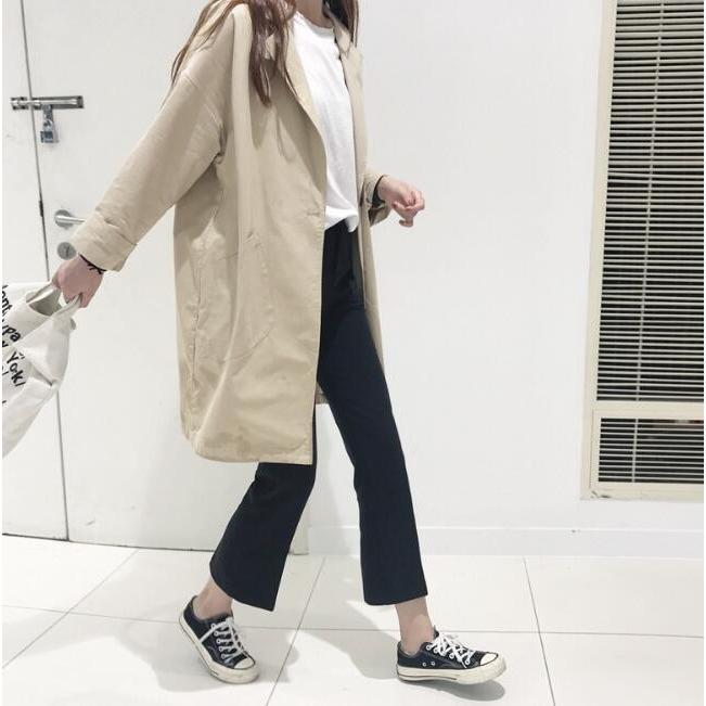 レディースアウター ジャケット トレンチ ベージュ スプリングコート フード付き ジャケット 春秋コート 通勤 カジュアル 春秋服 Mx 425 Happy Life ストア 通販 Yahoo ショッピング