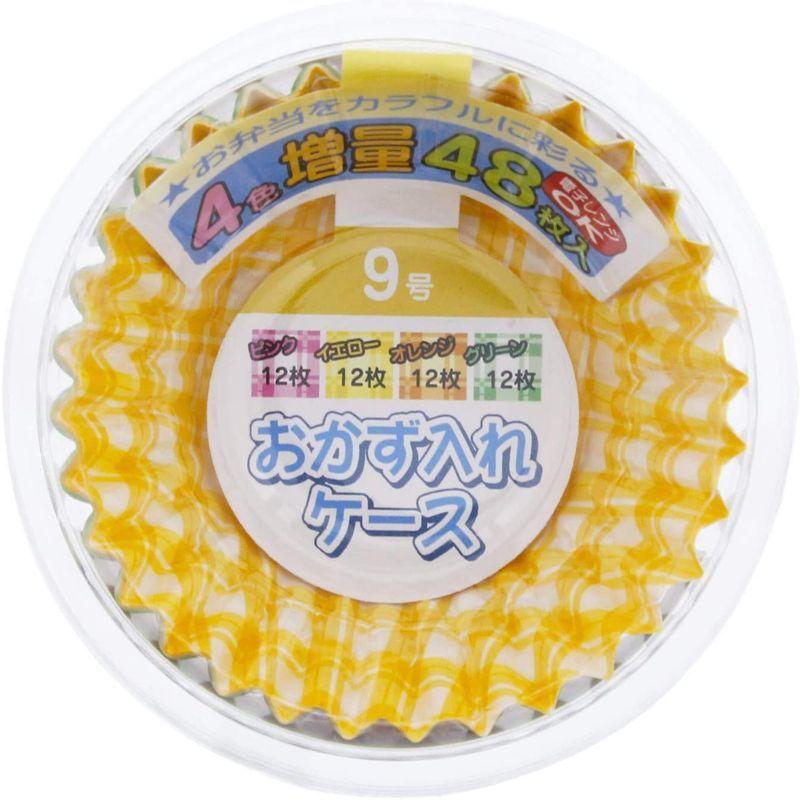最安値に挑戦!全家協(Zenkakyo) おかずカップ ピンク、イエロー、グリーン、ブルー 4色チェック柄 9号 48枚入 キッチン消耗品 EBM 18-8 手造り業務用 抜型 秋 ギザ紅葉 バラC