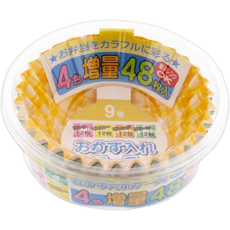 最安値に挑戦!全家協(Zenkakyo) おかずカップ ピンク、イエロー、グリーン、ブルー 4色チェック柄 9号 48枚入 キッチン消耗品 EBM 18-8 手造り業務用 抜型 秋 ギザ紅葉 バラC