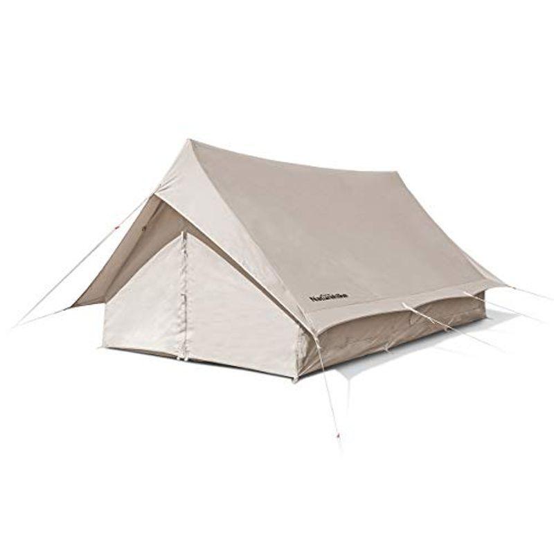 Naturehike 2-3人用綿布テント TC素材 蚊帳付き 綿布材質 綿の屋根の形 収納コンパクト アルミポール