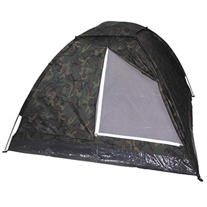 MFH テント 3人用 ドーム型 MONODOM 蚊帳付き WOODLAND Camo迷彩